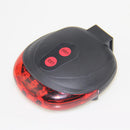 2Pcs Lamp Bicycle-Light Bike-Accessories 2-Lasers 5 LED Bike Outdoor Warning LED