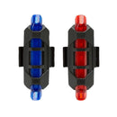 2Pcs Bicycle Light Waterproof Rear Tail Light LED USB Rechargeable Mountain Bike