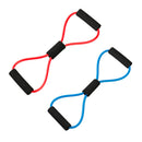 2x Resistance Training Bands Rope Tube Workout Stretch Exercise Fit For Yoga