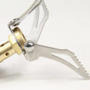 1 pcs Titanium Alloy Outdoor Burner Camping Gas Stove Power 2700W Ultralight