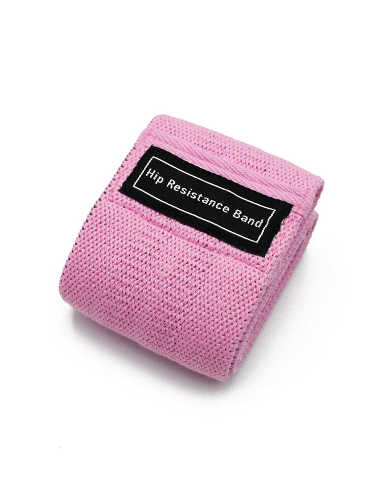 Wide Exercise Resistance Bands for Legs Hip Non- slip Fitness Tension Band Pink
