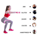 Booty Resistance Bands Non Slip Glutes Hip Circle Legs Squat Yoga Tension Belt