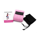 Wide Exercise Resistance Bands for Legs Hip Non- slip Fitness Tension Band Pink