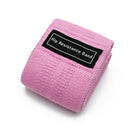 Wide Exercise Resistance Bands for Legs Hip Non- slip Fitness Tension Band Pink
