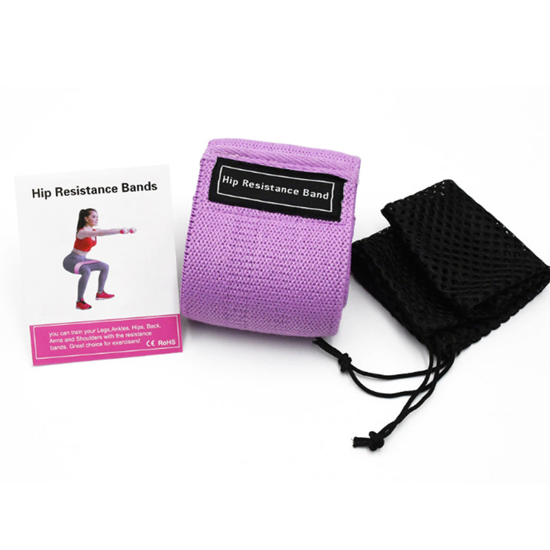 1 x Hip Resistance Band Booty Legs Stretch Exercise Loops Non-slip Tension Bands