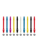 10 Pcs 54mm Length Aluminum Dart Shafts Random Color 2BA Dart Accessories Pole