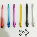 10 Pcs 54mm Length Aluminum Dart Shafts Random Color 2BA Dart Accessories Pole