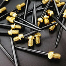 6 Pieces Hard Tip Stainless Steel Darts Flag Design Brass Barrels Good Accessory