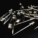 6 Pieces Hard Tip Stainless Steel Darts Flag Design Brass Barrels Good Accessory