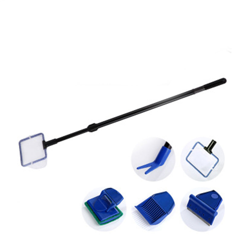 1 pc Aquarium Brush Cleaning Sponge Algae-Scraper Fish Tank Handle Clean Tool