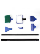 1 Set Blue Color Aquarium Cleaning Tool Set Fish Tank Vacuum Gravel Clean Brush