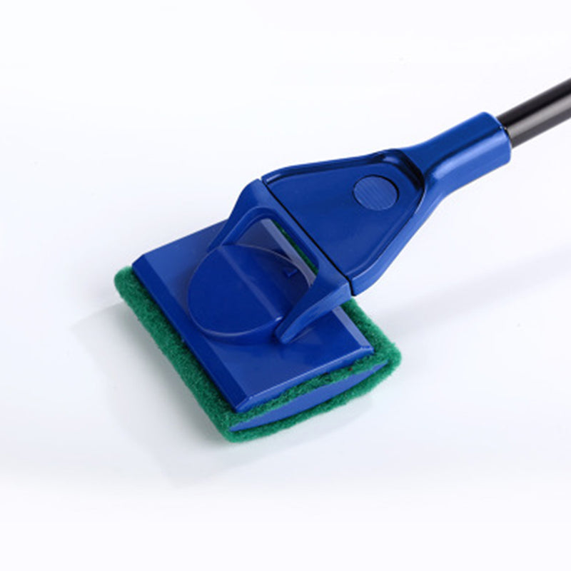 1 Set Blue Color Aquarium Cleaning Tool Set Fish Tank Vacuum Gravel Clean Brush
