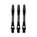 12Pcs Assorted Style Short Aluminum Dart Pole Shafts Shafts Straight Stripe Stem