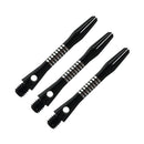 12Pcs Assorted Style Short Aluminum Dart Pole Shafts Shafts Straight Stripe Stem