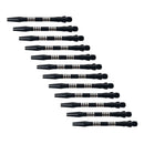 12Pcs Aluminum Alloy Darts Shafts Harrows Dart Stems Mixed Color 53mm Stem