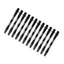 12Pcs Aluminum Alloy Darts Shafts Harrows Dart Stems Mixed Color 53mm Stem