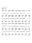 200X Dart Shaft Ring Fit Nylon Stems Protector Stems Splitting Stainless Steel