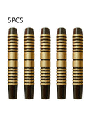 5pcs Black Copper Dart Barrels For Soft/Steel Tip Dart 48mm with 2BA Thread