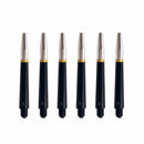 6Pcs/Set Aluminum Alloy Darts Shafts Harrows Dart Stems Dart Pole Black