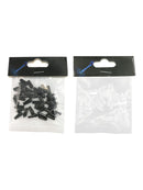 2 Set Dart Flight Protector For Steel Tip Dart Flight Tool White Black