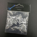 2 Set Dart Flight Protector For Steel Tip Dart Flight Tool White Black