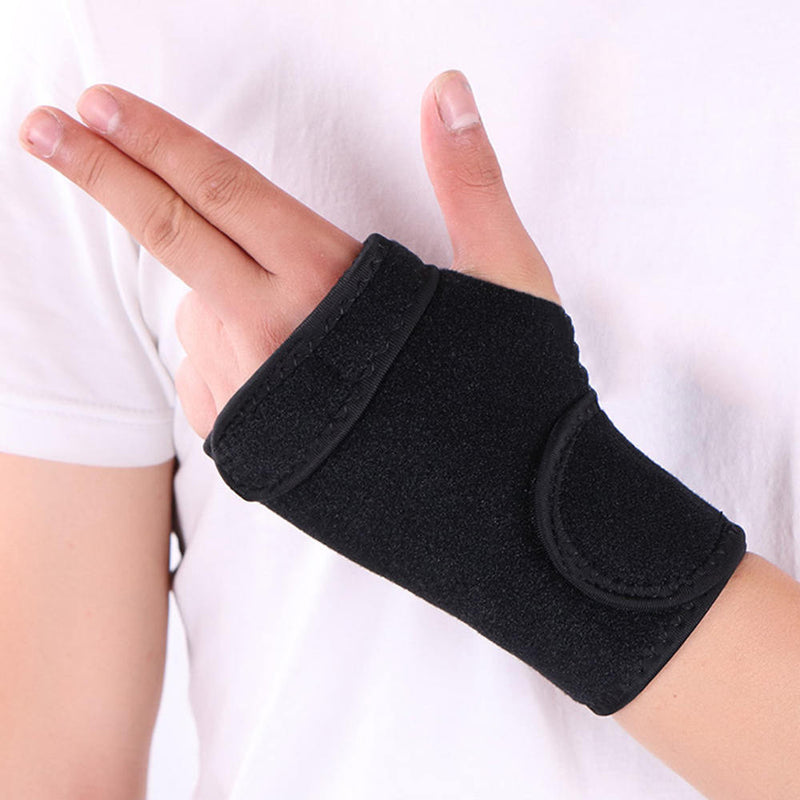 1x New Sports Wrist Band Thumb Brace Wrap Adjustable Fitness Gym Strap Bandage