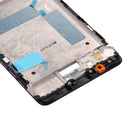 For Huawei Honor V8 Front Housing LCD Frame Bezel Plate(Black)