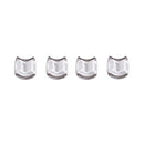 4 PCS for Sony Xperia Z5 Premium Front Bezel Edge(Silver)
