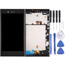 LCD Screen and Digitizer Full Assembly with Frame for BlackBerry Z3 (Black)
