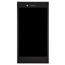 LCD Screen and Digitizer Full Assembly with Frame for BlackBerry Z3 (Black)