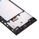 LCD Screen and Digitizer Full Assembly with Frame for BlackBerry Z3 (Black)