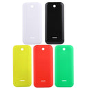 Solid Color Plastic Battery Back Cover for Nokia 225 (Yellow)