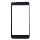 Front Screen Outer Glass Lens for Microsoft Lumia 640(Black)