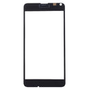 Front Screen Outer Glass Lens for Microsoft Lumia 640(Black)