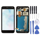 LCD Screen and Digitizer Full Assembly with Frame for Alcatel A3 5046 / 5046D / 5046X / OT5046(Black)