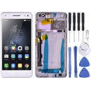 LCD Screen and Digitizer Full Assembly with Frame for Lenovo Vibe S1 Lite S1LA40(White)