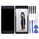 LCD Screen and Digitizer Full Assembly with Frame for Sony Xperia E5 F3311 F3313(Black)