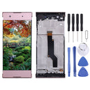 LCD Screen and Digitizer Full Assembly with Frame for Sony Xperia XA1 G3112 G3116 G3121(Pink)