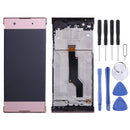 LCD Screen and Digitizer Full Assembly with Frame for Sony Xperia XA1 G3112 G3116 G3121(Pink)