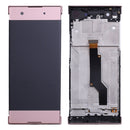 LCD Screen and Digitizer Full Assembly with Frame for Sony Xperia XA1 G3112 G3116 G3121(Pink)