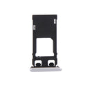 SIM Card Tray + Micro SD Card Tray + Card Slot Port Dust Plug for Sony Xperia X (Single SIM Version)(White)