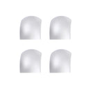 4 PCS Front Bezel Edge for Sony Xperia C4(White)
