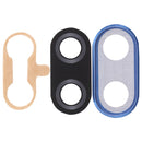 10 PCS Back Camera Bezel with Lens Cover & Adhesive for Huawei Nova 3i(Blue)