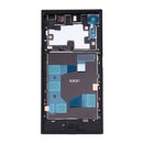 Back Battery Cover + Back Battery Bottom Cover + Middle Frame for Sony Xperia XZ (Black)