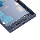 Back Battery Cover + Back Battery Bottom Cover + Middle Frame for Sony Xperia XZ (Dark Blue)
