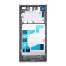 Back Battery Cover + Back Battery Bottom Cover + Middle Frame for Sony Xperia XZ (Silver)