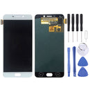 Original OLED Material LCD Screen and Digitizer Full Assembly for OPPO R9 / F1 Plus(White)