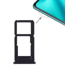 SIM Card Tray + SIM Card Tray / Micro SD Card Tray for OPPO R15(Black)