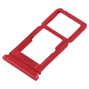 SIM Card Tray + SIM Card Tray / Micro SD Card Tray for OPPO R15(Red)