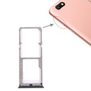 2 x SIM Card Tray + Micro SD Card Tray for OPPO A77(Black)